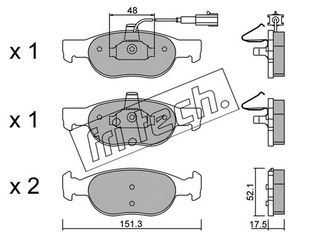 ΤΑΚ. FIAT-LANCIA       FRITECH \"E\" fri.tech. 081.0