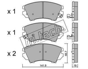 ΤΑΚ. OPEL INSIGNIA 1.6,2.0 16V TURBO  \"E\"  FRITECH fri.tech. 859.0