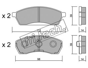 ΤΑΚ. SUBARU            FRITECH \"E\" fri.tech. 425.0