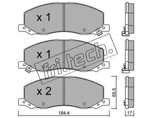 ΤΑΚ. OPEL INSIGNIA A 2.0 Turbo 14> \'E\'  FRITECH fri.tech. 860.0