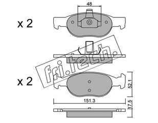 ΤΑΚ. FIAT PUNTO 1.2 16V FRITECH \"E\" fri.tech. 081.2