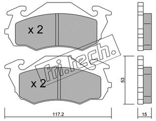 ΤΑΚ. SUBARU LIBERO 1.2  FRITECH \"E\" fri.tech. 427.0