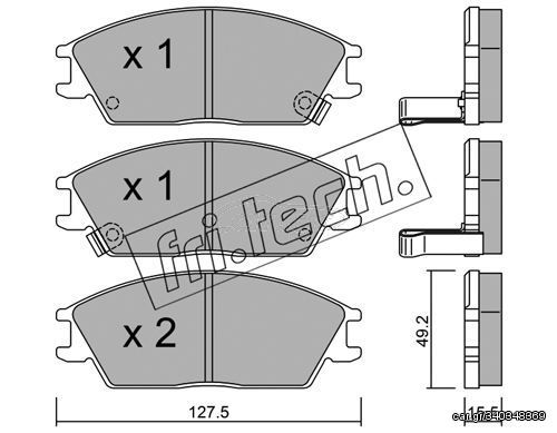 ΤΑΚ. HYUNDAI-MITSUBIS  FRITECH \"E\" fri.tech. 083.1