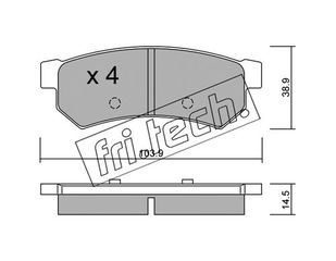 ΤΑΚ. CHEVROLET NUBIRA ALL 05- \"O\" FRITECH fri.tech. 863.0