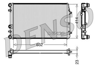 ΨΥΓΕΙΟ ΝΕΡΟΥ SEAT IBIZA III-SKODA FABIA-VW POLO <11 DENSO DRM27005