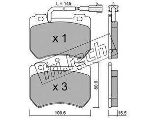 ΤΑΚ. ALFA ROMEO 159 1.8 MPI 16V 08- \"E\" FRITECH fri.tech. 865.0