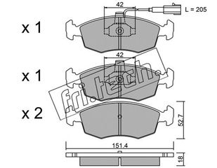 ΤΑΚ. FIAT PALIO       FRITECH \"E\" fri.tech. 283.0