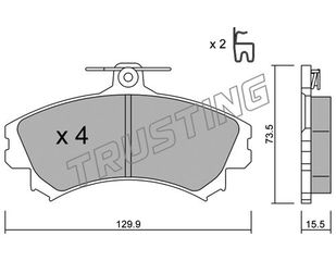 ΤΑΚ. MITSUBISHI, VOLVO  TRUSTING \"E\" TRUSTING 225.0