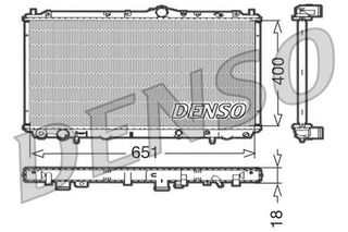 ΨΥΓΕΙΟ ΝΕΡΟΥ MITSUBISHI CARISMA 1.6 <06 400X651X18 DENSO DENSO DRM33061