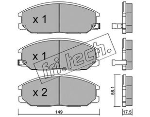 ΤΑΚ. SSANGYONG        FRITECH \"E\" fri.tech. 648.0