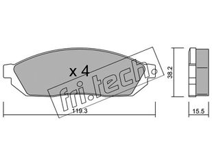 ΤΑΚ. DAEWOO-HONDA-SUZUKI   FRITECH \"E\" fri.tech. 089.0