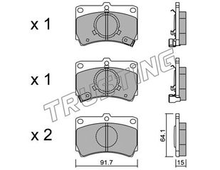 ΤΑΚ. MAZDA 323 -89      TRUSTING \"E\" TRUSTING 105.0