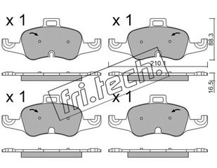 ΤΑΚ. AUDI TT 2.0 TTS 14> \"Ε\" FRITECH fri.tech. 1127.0
