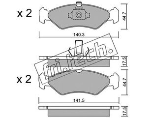 ΤΑΚ. FORD-MAZDA        FRITECH \"E\" fri.tech. 090.0