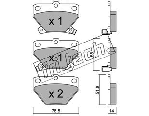 ΤΑΚ. TOYOTA            FRITECH \"O\" fri.tech. 439.0