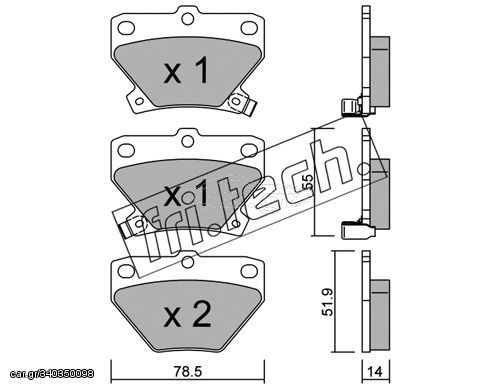 ΤΑΚ. TOYOTA            FRITECH \"O\" fri.tech. 439.0