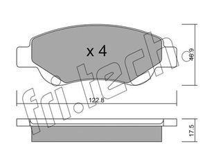 ΤΑΚ. CITR.,PEUG,TOYOTA FRITECH \"E\" fri.tech. 653.0