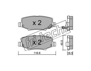 ΤΑΚ. DODGE NITRO 3.7 V6-JEEP CHEROKEE 2.8 CRD 07- \"O\" FRITECH fri.tech. 880.0