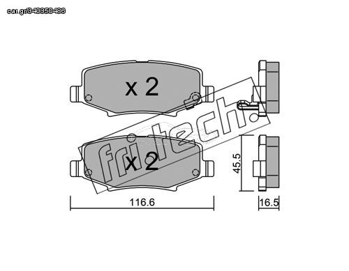 ΤΑΚ. DODGE NITRO 3.7 V6-JEEP CHEROKEE 2.8 CRD 07- \"O\" FRITECH fri.tech. 880.0