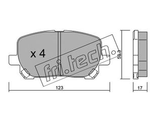 ΤΑΚ. TOYOTA AVENSIS VERSO \"E\" fri.tech. 442.0