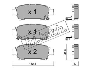 ΤΑΚ. TOYOTA AVENSIS VERSO \"O\" fri.tech. 443.0