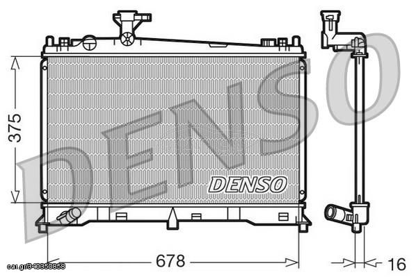 ΨΥΓΕΙΟ ΝΕΡΟΥ MAZDA 6 ALL <07 678X375X16 DENSO DENSO DRM44010