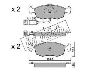 ΤΑΚ. FORD ESCORT -95   FRITECH \"E\" fri.tech. 096.0