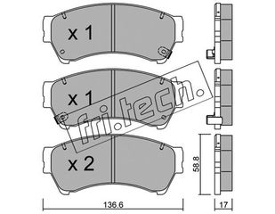 ΤΑΚ. MAZDA 6 ALL 09- \"E\" FRITECH fri.tech. 886.0