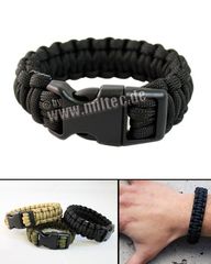 Mil-Tec-Βραχιόλι Επιβίωσης 15mm ή 22mm Paracord-Πλαστικό Κούμπωμα