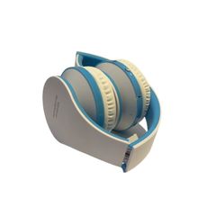 Ασύρματα Ακουστικά Σπαστά Bluetooth HEADPHONES 2000 σε Άσπρο/Μπλε 10251