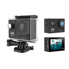 4K ULTRA HD Action Camera Αδιάβροχη με WiFi σε Μαύρο χρώμα 10229