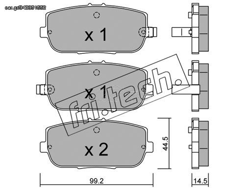 ΤΑΚ. MAZDA MX-5 III 1.8,2.0 05- \"O\" FRITECH fri.tech. 888.0