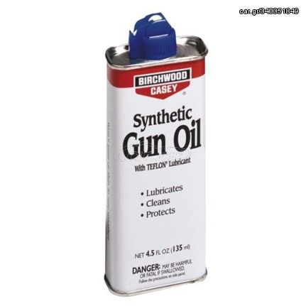 BIRCHWOOD CASEY SYNTHETIC GUN OIL Teflon® 135ml