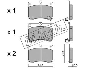ΤΑΚ. MAZDA 323 1.8 16V -94 \"E\" fri.tech. 205.0