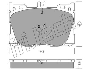 ΤΑΚ. MERCEDES C,E-CLASS (W205,W213) 16> \"Ε\" FRITECH fri.tech. 1134.0