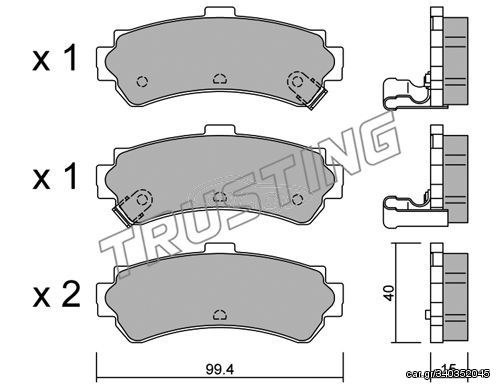 ΤΑΚ. NISSAN ALMERA 1.6 16V   DEX  \"O\" DEX 2418.0