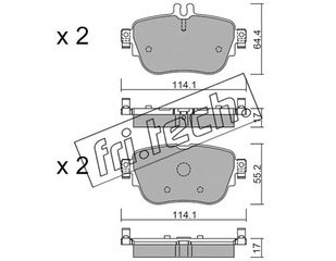 ΤΑΚ. MERCEDES E-CLASS (W213) E180,E200 16> \"Ο\" FRITECH fri.tech. 1136.0