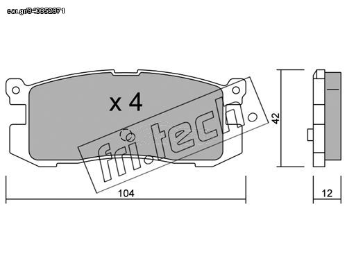 ΤΑΚ. MAZDA 626 ΙΙΙ 1.6,1.8,2.0 -92       FRITECH \"E\" fri.tech. 242.0