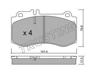 ΤΑΚ. MERCEDES E-CLASS (W212) 09-  \"E\" DEX DEX 2844.0