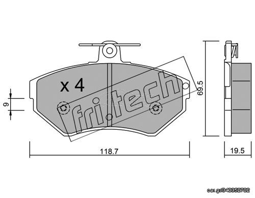 ΤΑΚ. AUDI-VW           FRITECH \"E\" fri.tech. 224.0