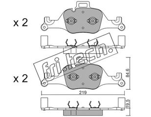 ΤΑΚ. BMW 5 (G30,F90) 530i,540i 16> \"E\" FRITECH fri.tech. 1145.0