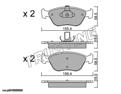 ΤΑΚ. VOLVO C70,V70 ALL -05 \"E\" DEX DEX 2849.0