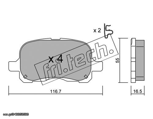 ΤΑΚ. TOYOTA            FRITECH \"E\" fri.tech. 458.0