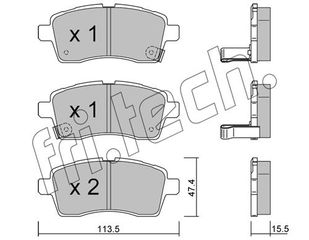 ΤΑΚ. SUZUKI IGNIS III 1.2 16> \"E\" fri.tech. 1162.0