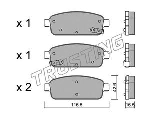 ΤΑΚ. CHEVROLET CRUZE-OPEL ASTRA J ALL 09- \"O\" TRUSTING TRUSTING 857.0