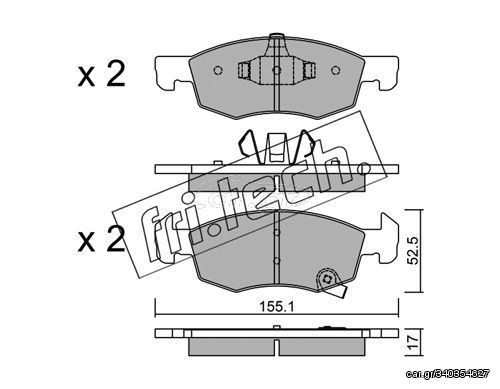 ΤΑΚ. OPEL CORSA E ALL 14> \"E\"  FRITECH fri.tech. 1058.0