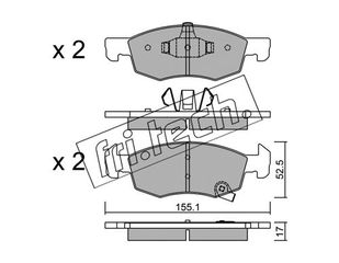ΤΑΚ. OPEL CORSA E ALL 14> \"E\"  FRITECH fri.tech. 1058.0