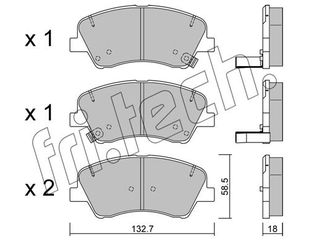 ΤΑΚ. KIA RIO IV ALL 17> \"E\"  FRITECH fri.tech. 1167.0