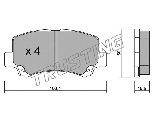 ΤΑΚ. SUZUKI WAGON R 00- TRUSTING \"E\" TRUSTING 434.0