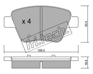 ΤΑΚ. AUDI-SEAT-SCODA-VW 10- \"O\" FRITECH fri.tech. 9060